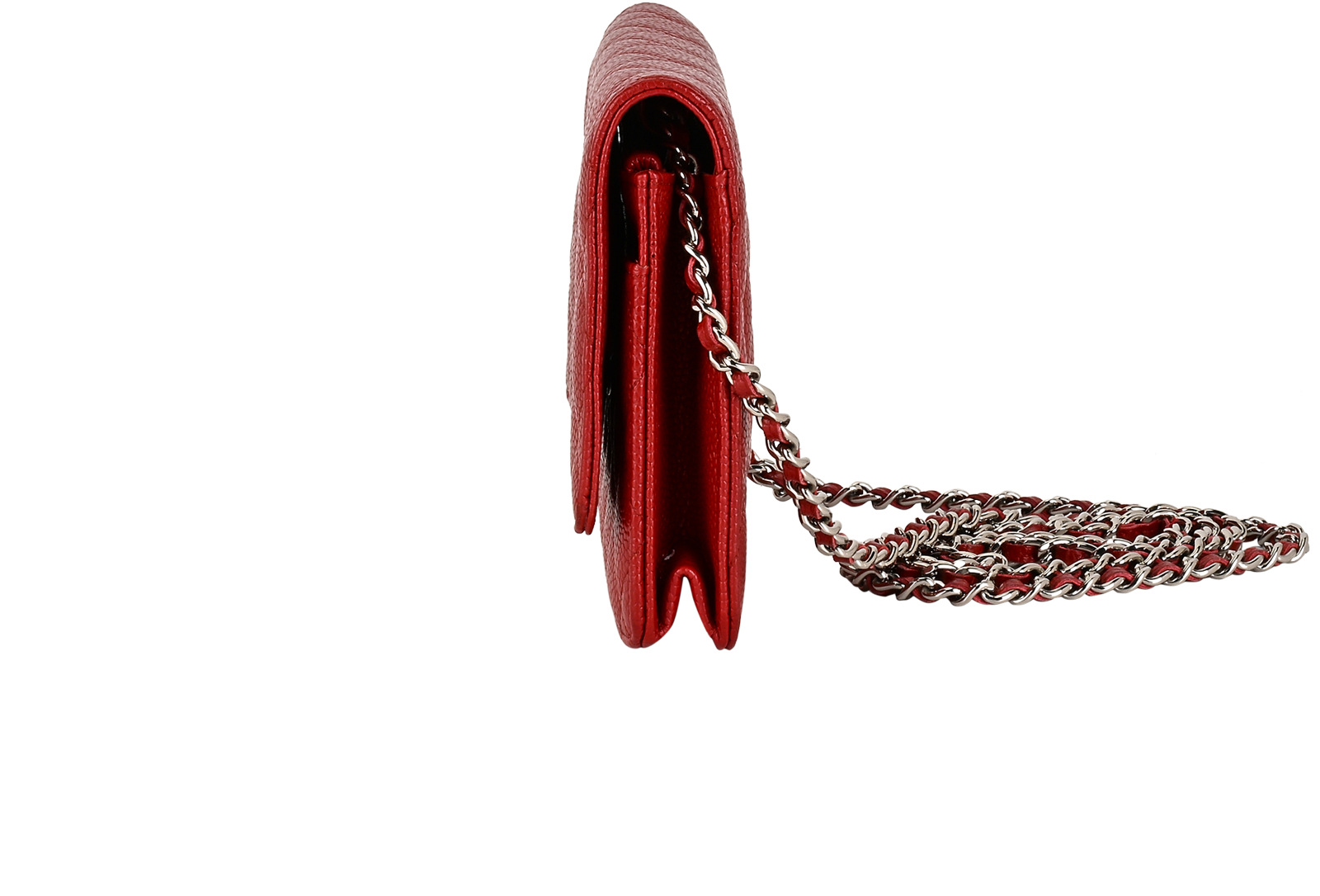 WOC, &pound;2,800, Handbags, Red, Caviar Leather, Bottom view